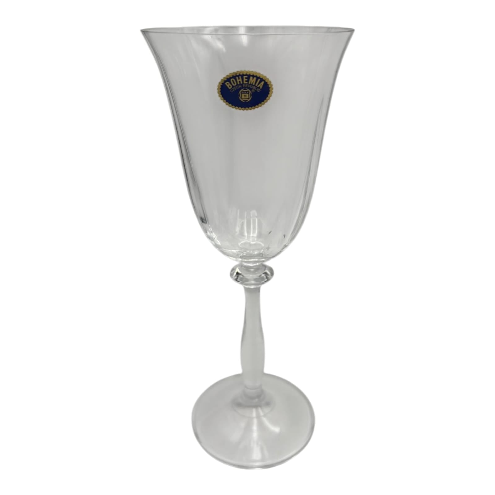 Bohemia Crystal Angela Set Calici Acqua o Vino, Vetro, Trasparente, 250Ml, 6 Pezzi