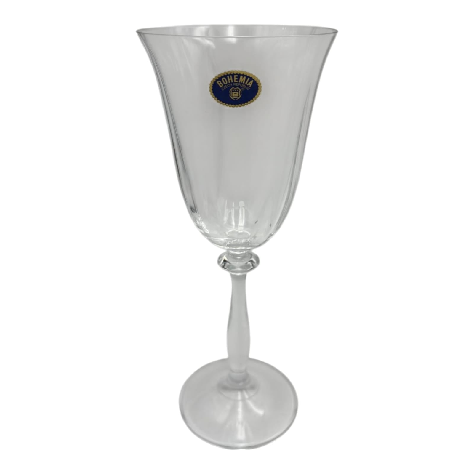 Bohemia Crystal Angela Set Calici Acqua o Vino, Vetro, Trasparente, 250Ml, 6 Pezzi