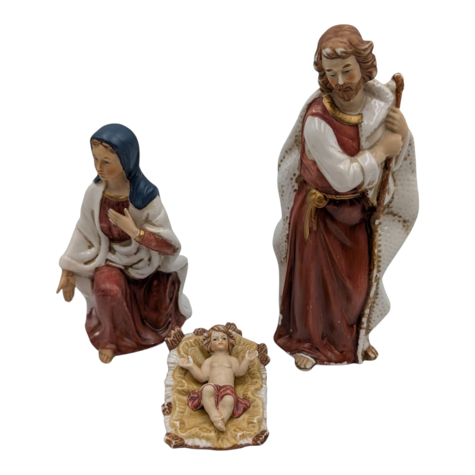 Sacra Famiglia In Porcellana - Paben