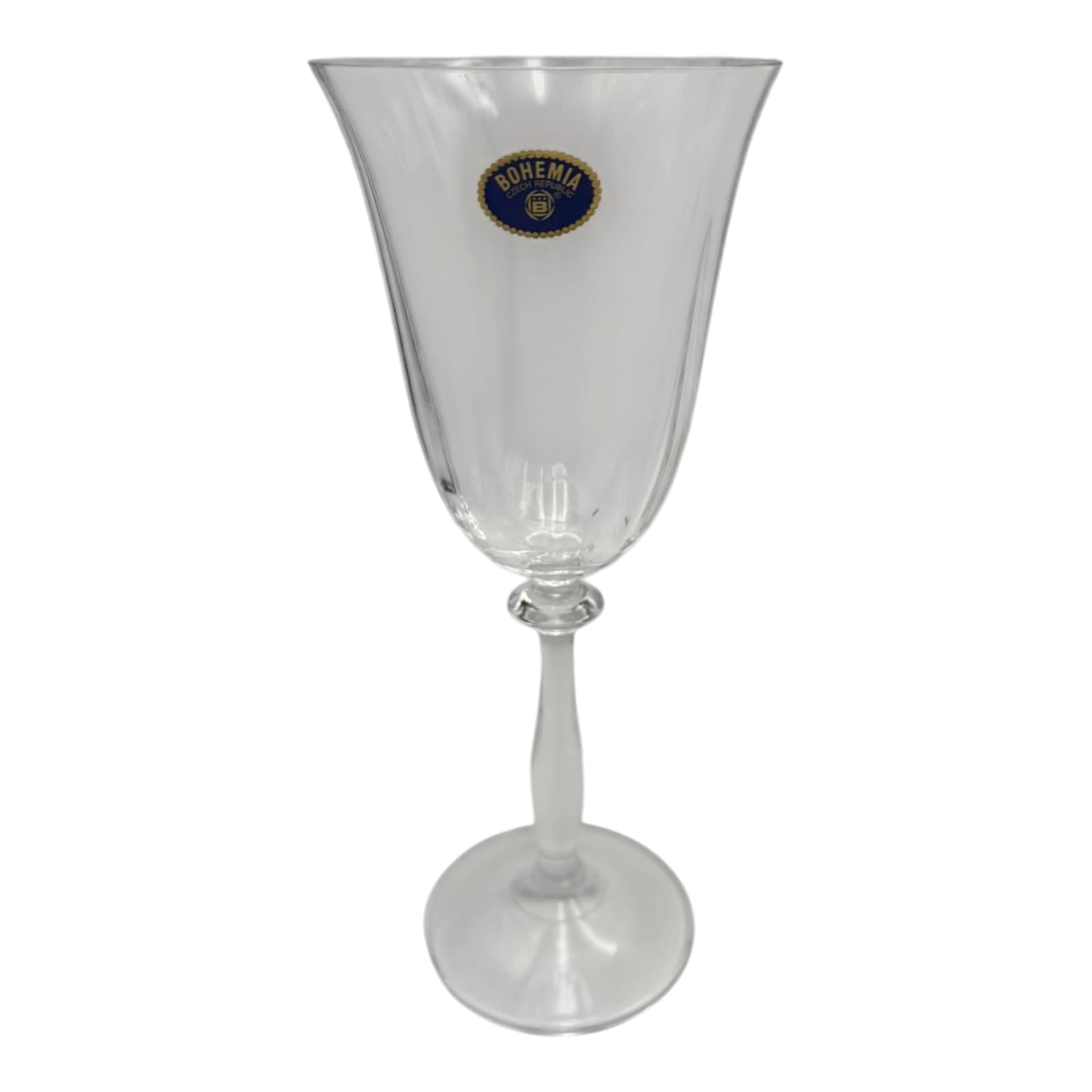 Bohemia Crystal Angela Set Calici Acqua o Vino, Vetro, Trasparente, 250Ml, 6 Pezzi