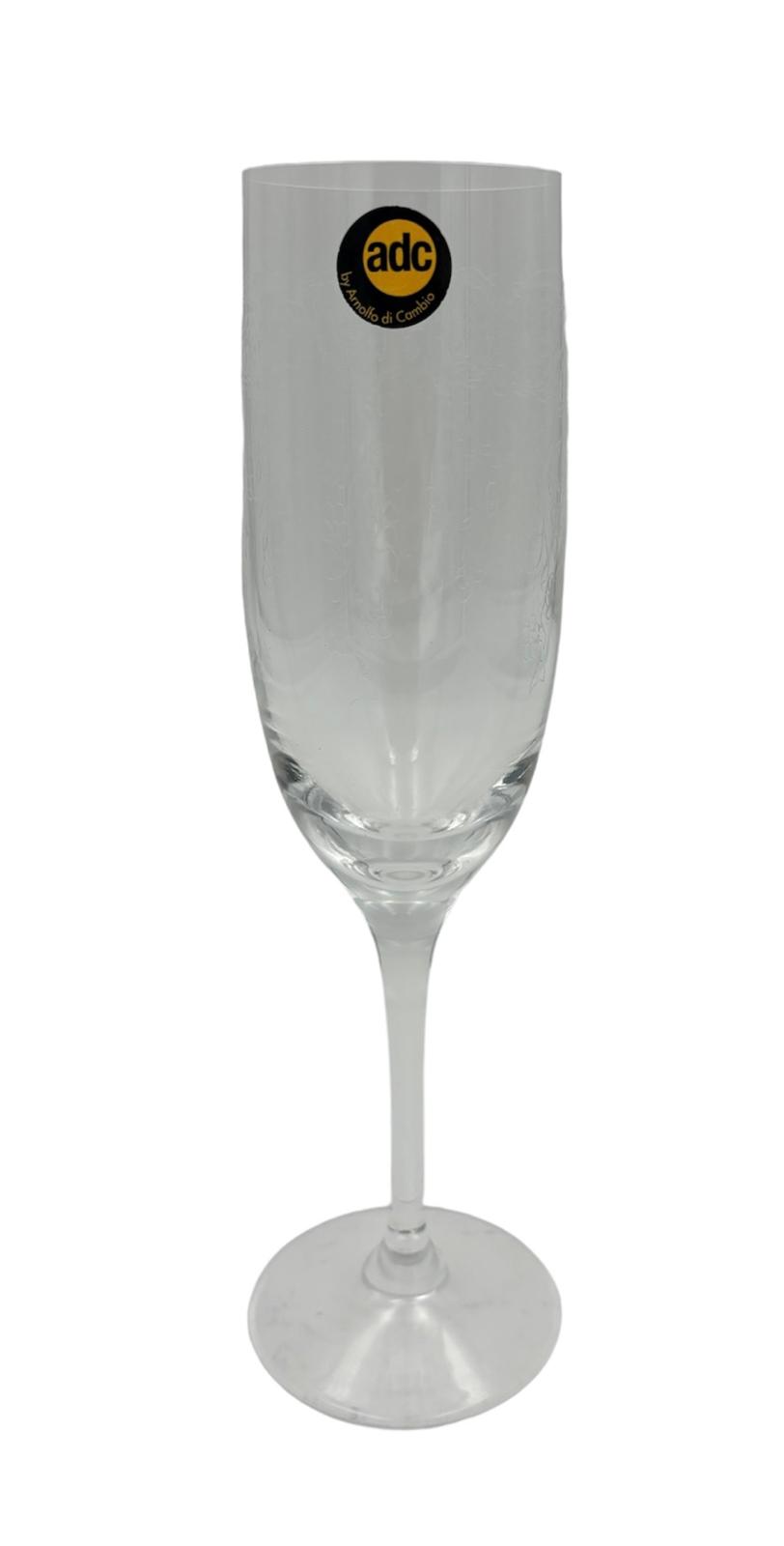 Set 6 Calici Flute Pantografati - Adc