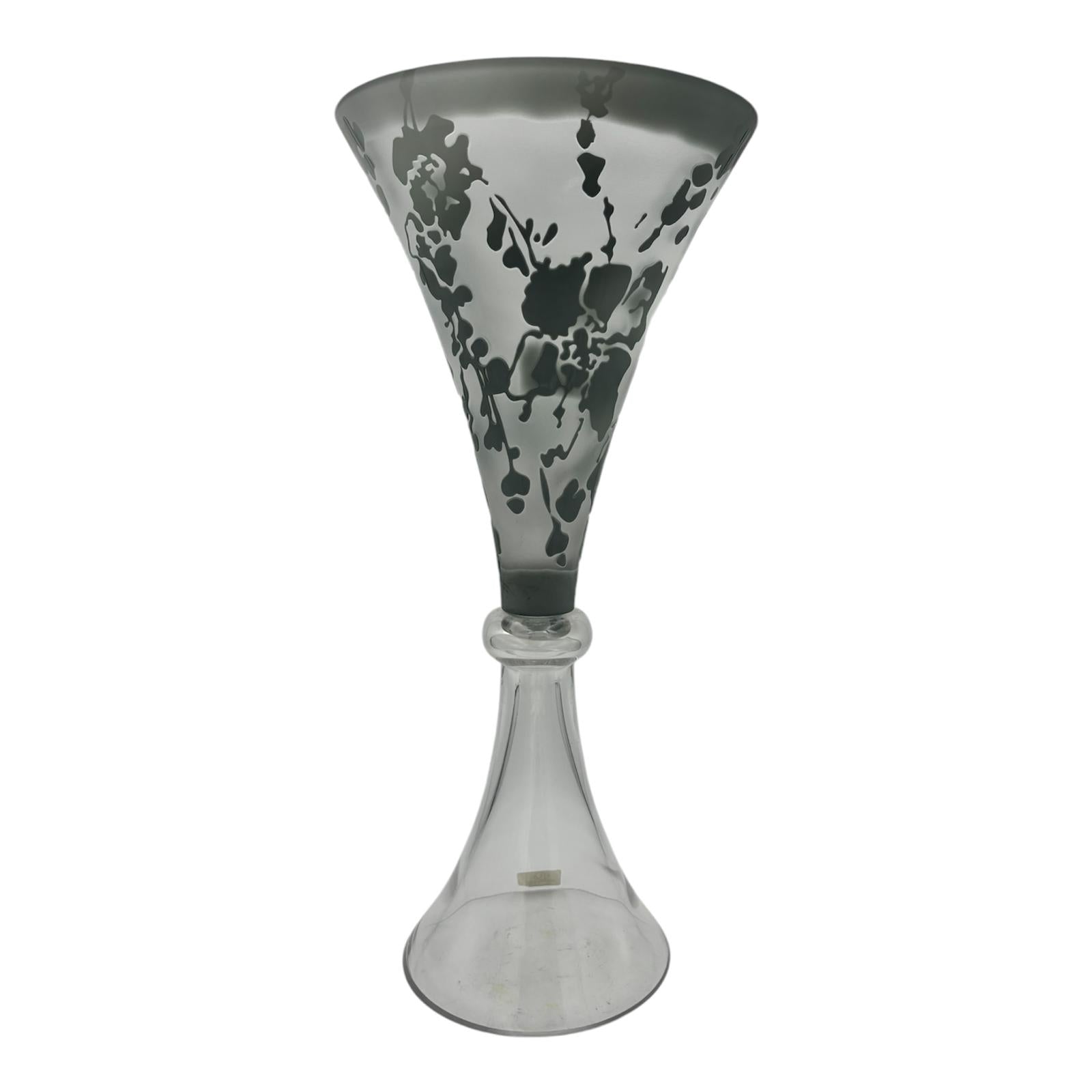 Vaso Alto Bianco e Grigio - Renver