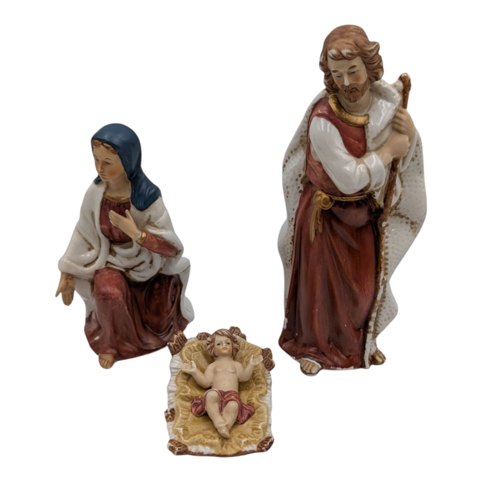 Sacra Famiglia In Porcellana - Paben